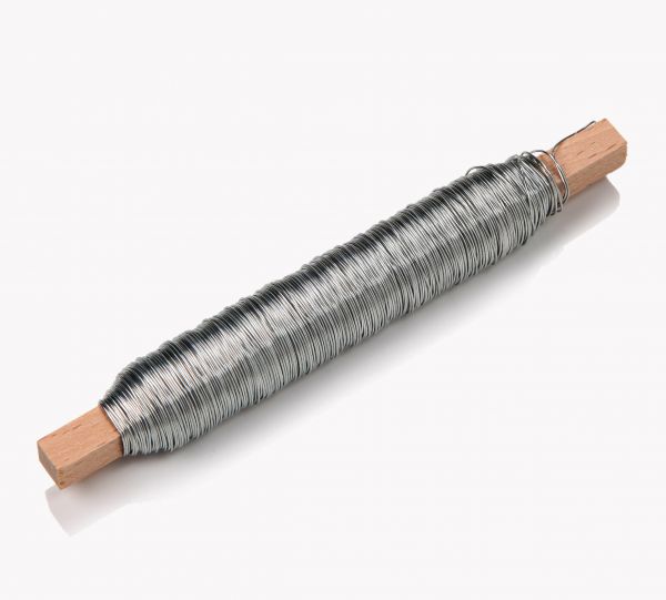 Wickeldraht, 0,50mm, silber, 100g-Wicklung