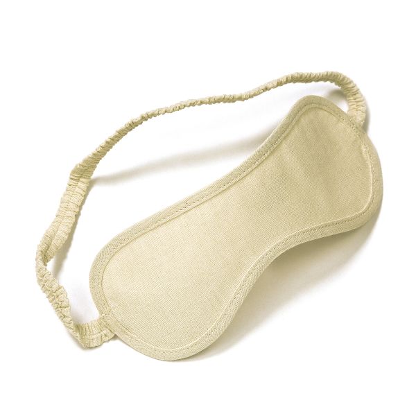 Baumwoll-Augenmaske 17x8 cm, natur