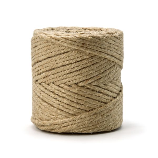 Jutegarn 3,5 mm natur, 1000 g