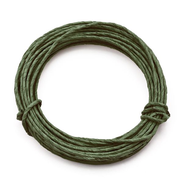 Papierdraht 2 mm, grün, 10 m, SB