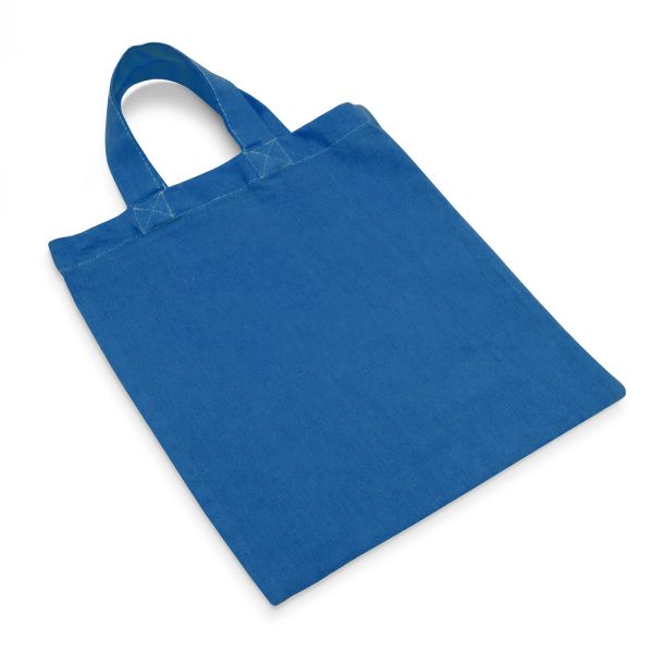 Baumwoll Tasche 38x42 cm, blau