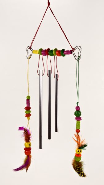 Klangröhren-Set 14/17/20 cm, silber, 3 St., SB