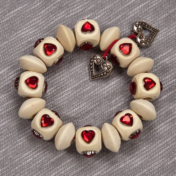 Holzperlen 8,5-24 mm, Formenmix, roh, 250 g