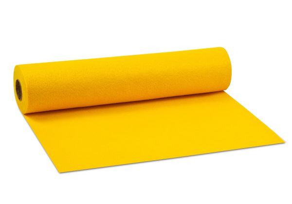 Bastelfilz 1,5 mm, 44x500 cm, gelb
