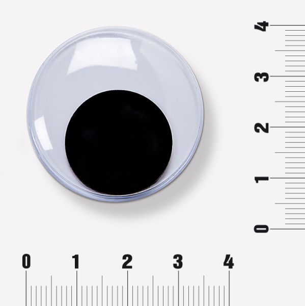 Wackelaugen zum Kleben, Ø 35 mm, 50 St.