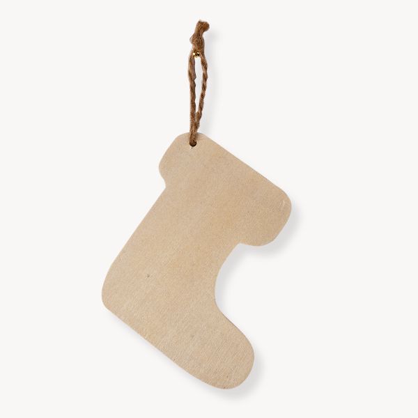 Holz-Anhänger Stiefel 8,5x8 cm, 2 St., SB