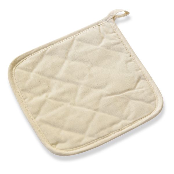 Baumwoll-Topflappen 22x22 cm, natur