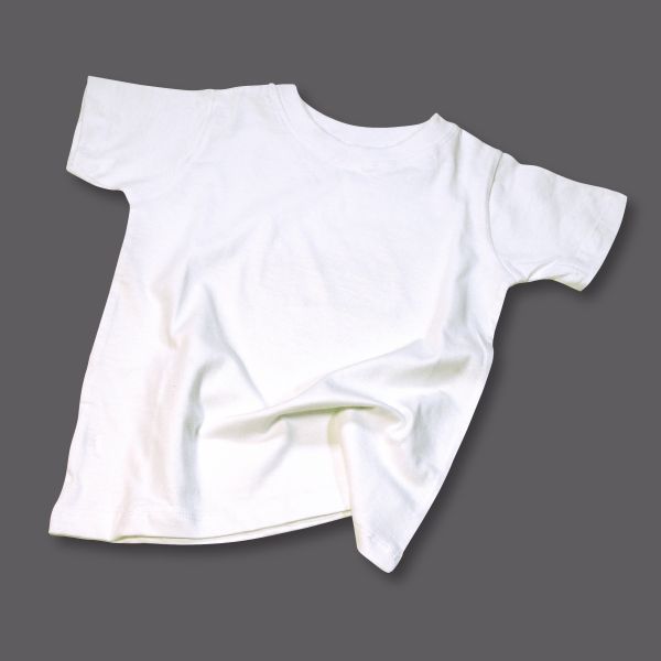 Baumwoll-Kinder T-Shirt Gr. 110/116 (XS), weiß
