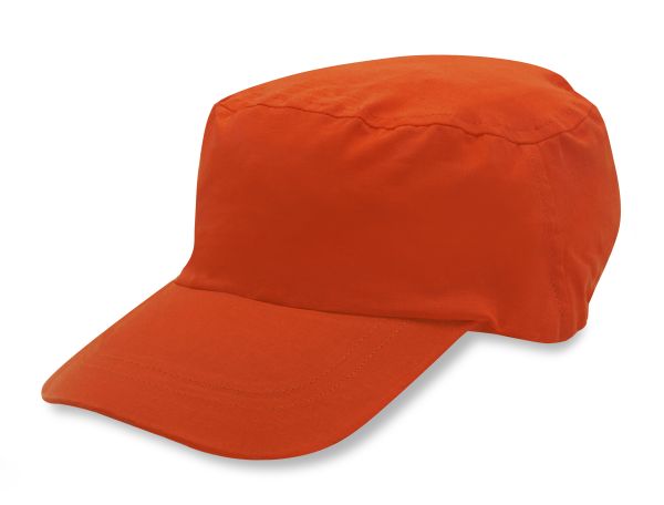 Baumwoll-Schirmmütze mit Gummizug, orange