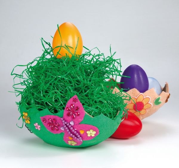 Paper Art Eierhälfte 15x11x4,5 cm