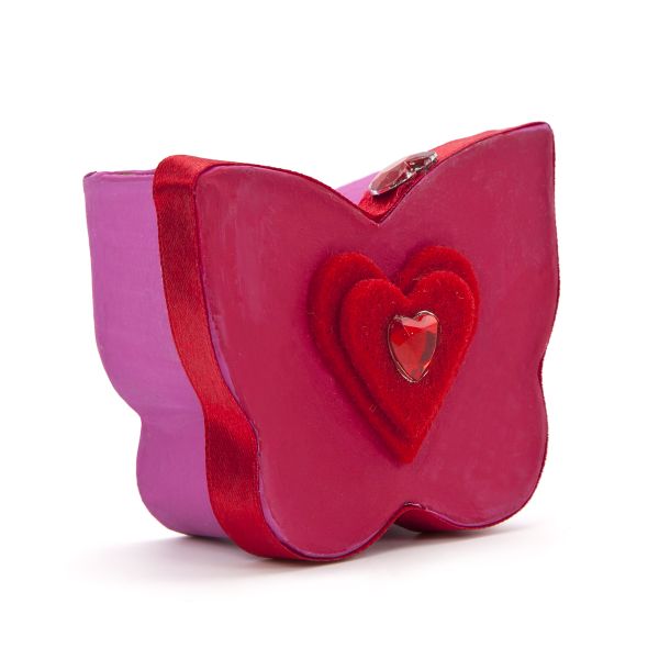 Paper Art Dose Schmetterling 7,5x7x4 cm, 10 St.