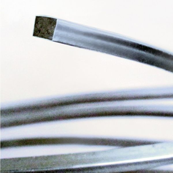 Aluminiumdraht zum Modellieren 3,2x3,2 mm, 500 g, ca. 18 m