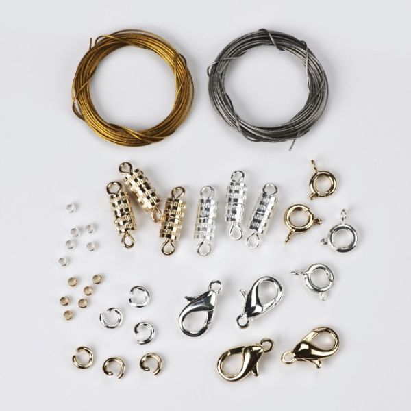 Schmuckzubehör-Set, 62 Teile