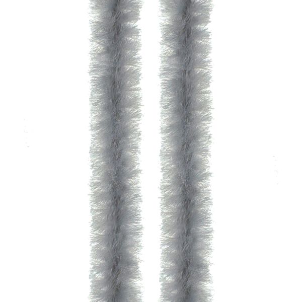 Pfeifenputzer 6x300 mm, grau, 25 St. SB
