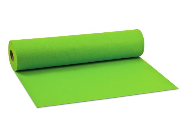 Bastelfilz 1,5 mm, 44x500 cm, hellgrün
