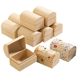 Paper Art Schatztruhe 6x4x4 cm, 10 St.