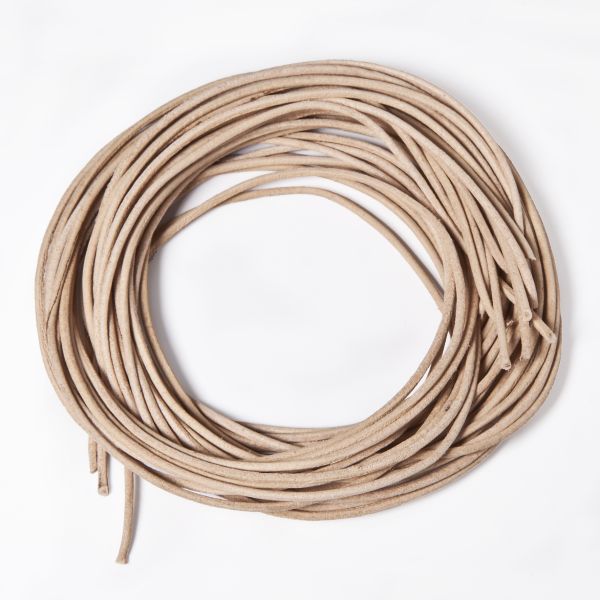 Lederriemen 2 mm, 2 m, natur, 5 St., SB