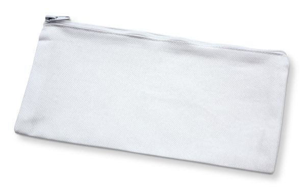 Baumwoll Stiftemäppchen 23x12 cm, weiß