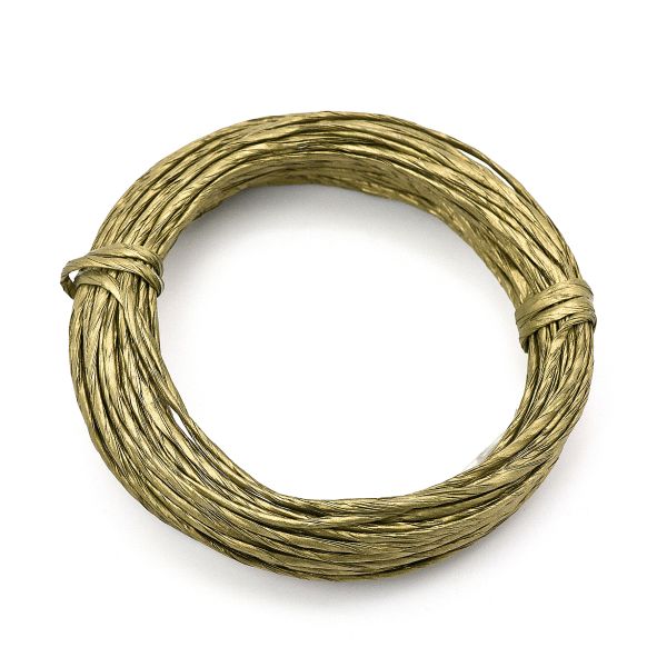 Papierdraht 2 mm, gold, 10 m, SB