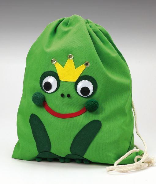 Creative Box Baumwoll-Rucksacktasche "Frosch"
