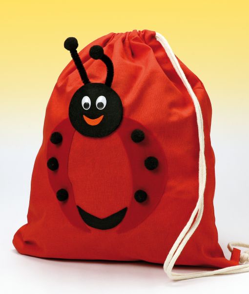 Creative Box Baumwoll-Rucksacktasche "Marienkäfer"
