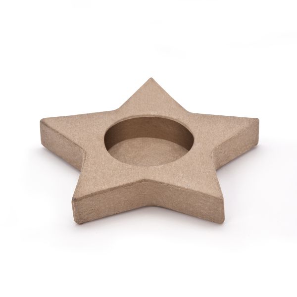 Paper Art Teelichthalter Stern Ø 9x2 cm, 4 St.