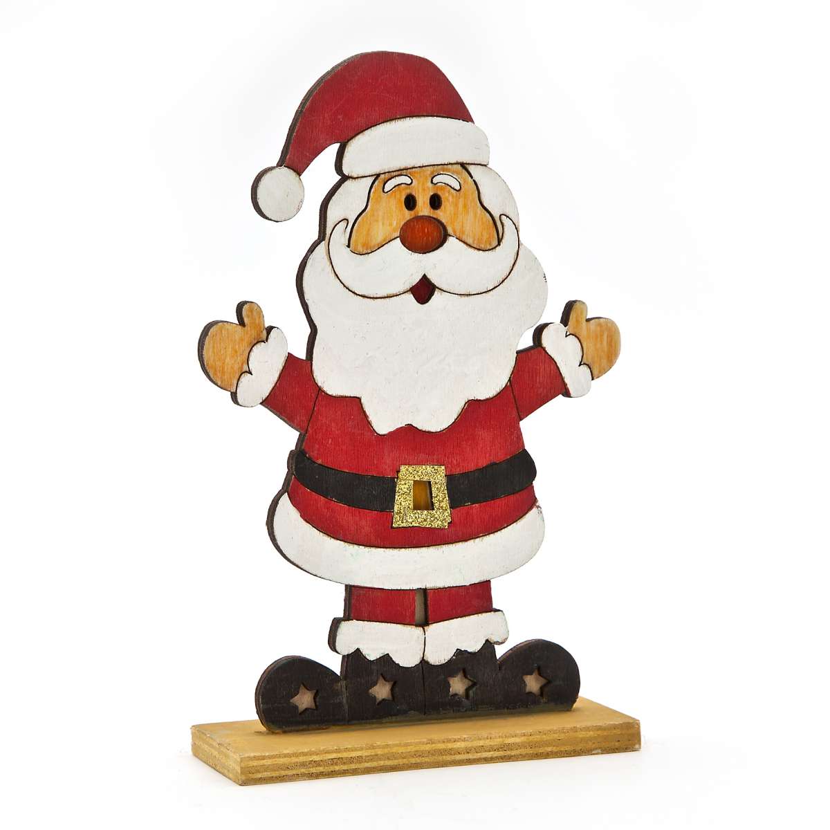 Holz-Stehfigur Weihnachtsmann, ca.15cm | Holzartikel | Lagerartikel