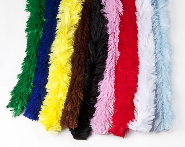 Pfeifenputzer 40x500 mm, 10 Uni-Farben, 50 St.