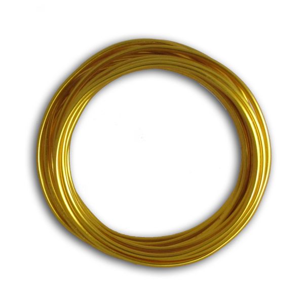 Aludraht, 2,0mm, goldfarben, 5m