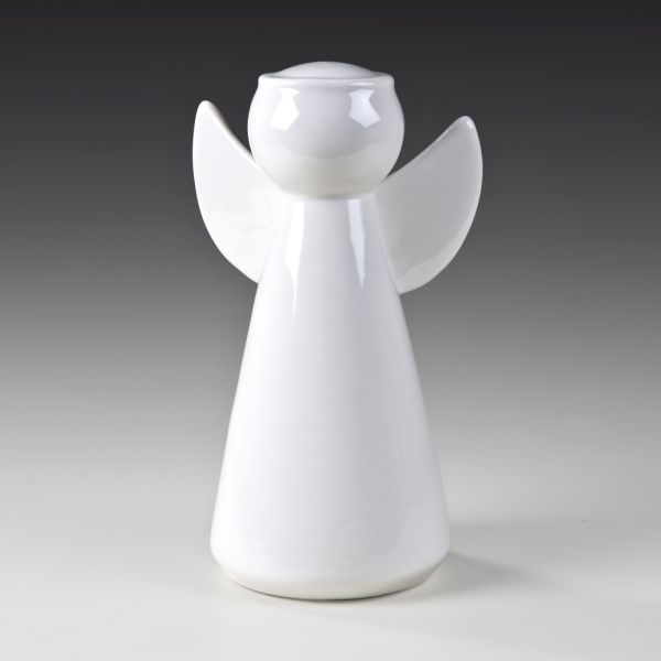 Keramik-Engel 8,1x6,6x14,5 cm, glasiert, 2 St./Ktn.