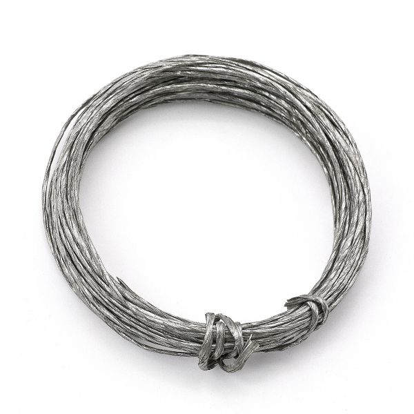 Papierdraht 2 mm, silber, 10 m, SB