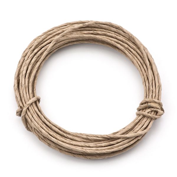 Papierdraht 2 mm, natur, 10 m, SB