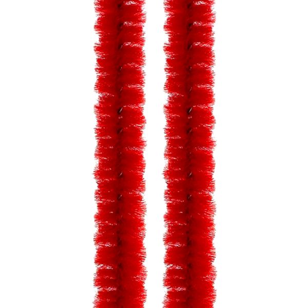 Pfeifenputzer 6x300 mm, rot, 25 St., SB