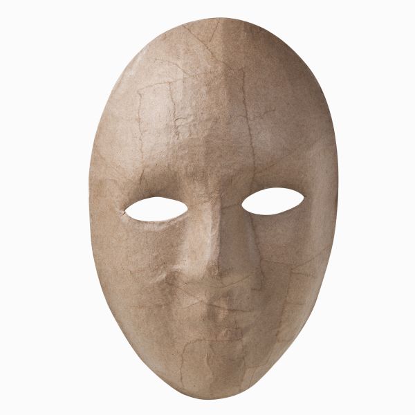 Paper Art Vollmaske 22x15 cm, 3 St.